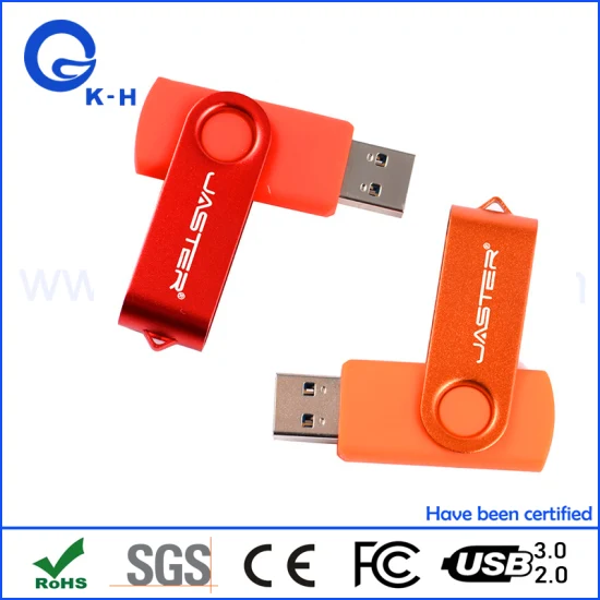 Pen drive de memória flash USB giratório/twist mais popular 2 GB 4 GB 8 GB 16 GB