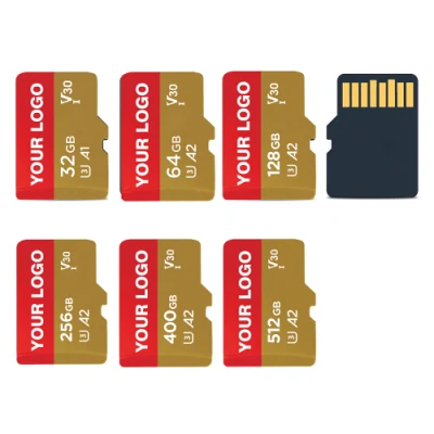 Cartão SD de 2 GB 4 GB 8 GB 16 GB 32 GB 64 GB 128 GB com adaptador de cartão de memória SD